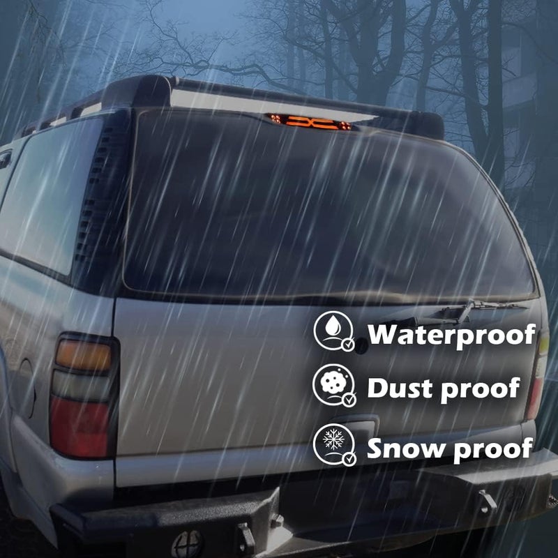 GPLUS 3rd Third Brake Light LED Compatible with Chevy Suburban/Tahoe 1500 2500 2000-2006,Fit GMC Yukon/GMC Yukon XL 1500 2500 2000-2006 X Type High Mount Stop Lamp Clear Lens - Image 4